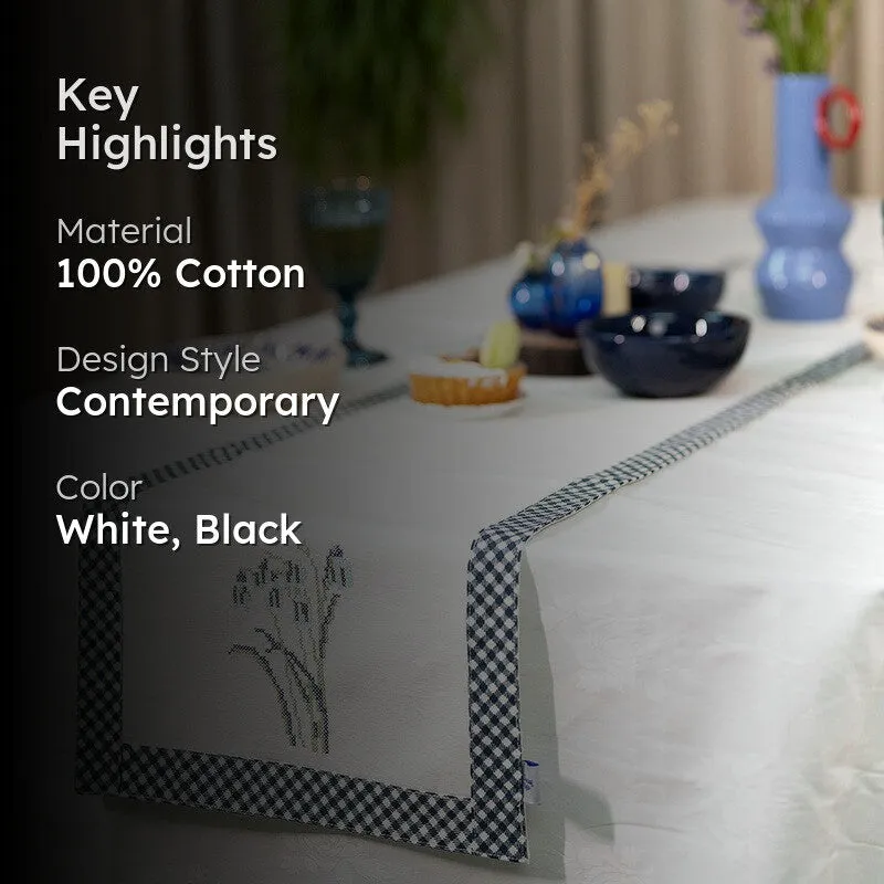 Lily Grace Cotton Table Runner media 2
