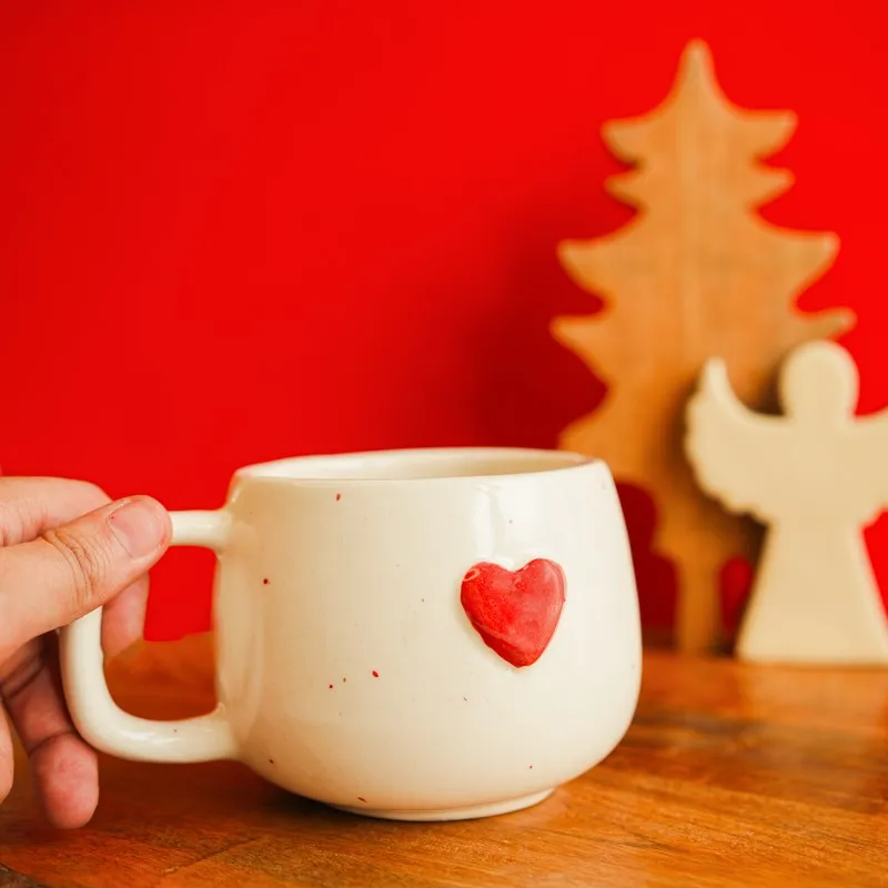 Heartsy Ceramic Coffee Mug (350 mL) media 4