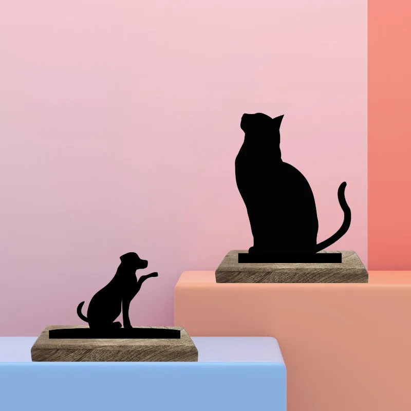 Paws and Whiskers Showpiece - Set Of Two media 3