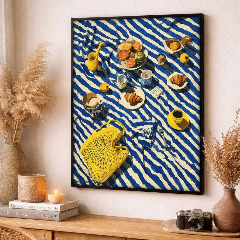 Bistrova Canvas Wall Painting With Black Frame media 3