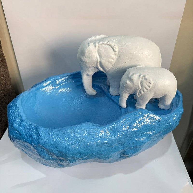 Auspicious Elephant Resin Urli media 5