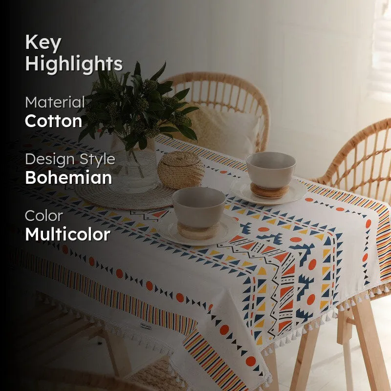 Urban Space Ikat Table Cover media 2