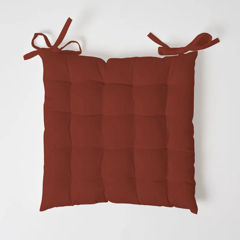 Rowan Chair Pad (Terracotta Brown) - Set Of Three media 5