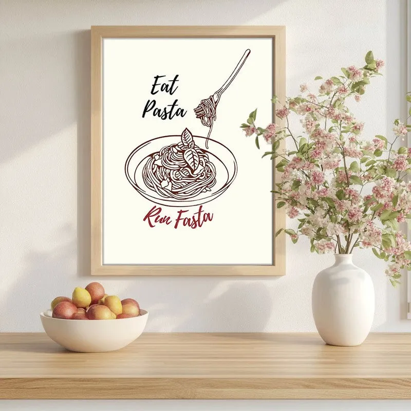 PastaAura Archival Canvas Wall Art - Brown media 1