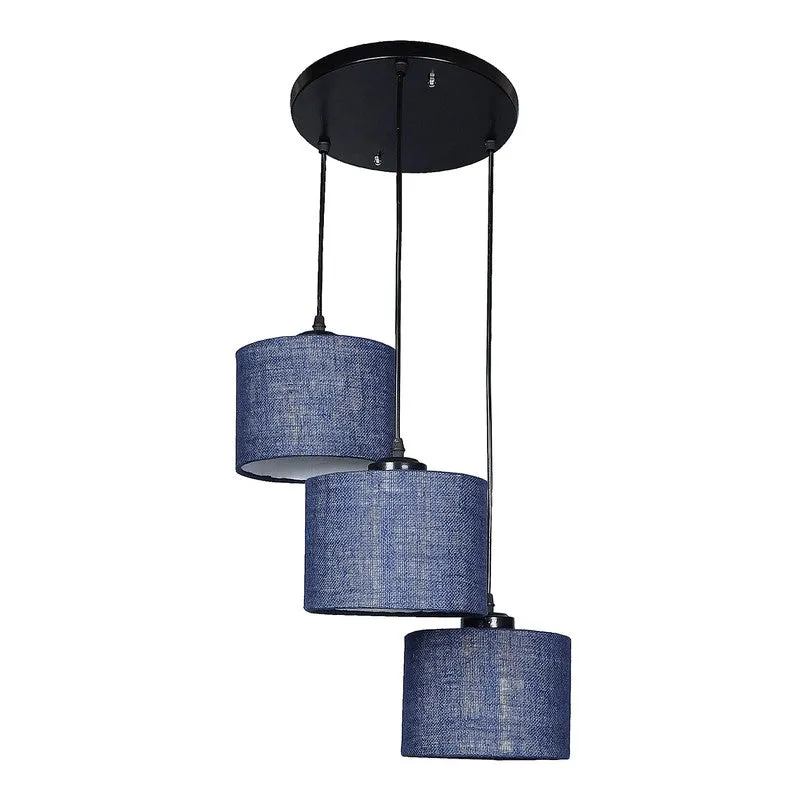Lumera Drift Metal Ceiling Lamp - Blue media 4