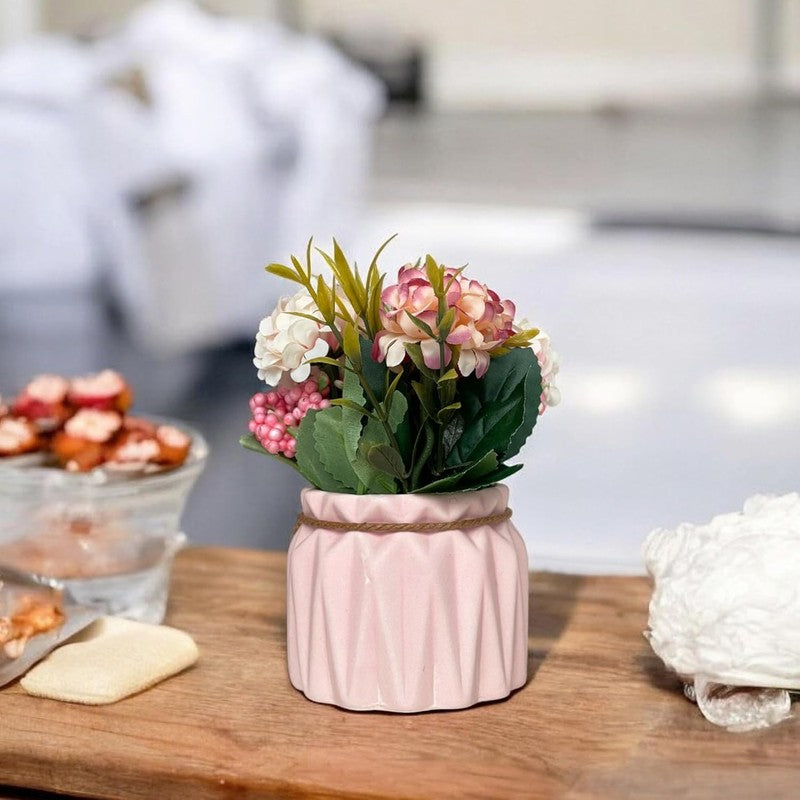 Faux Siya Artificial Flower With Pot media 4