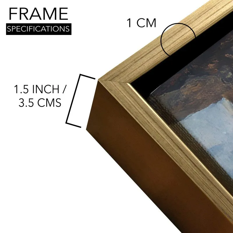 Hushfire Canvas Wall Painting With Frame media 6