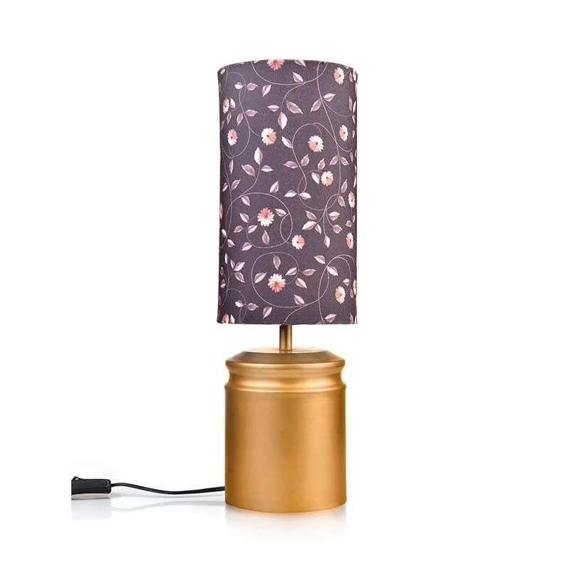 Twining Vines Fabric Table Lamp - Multicolor media 5