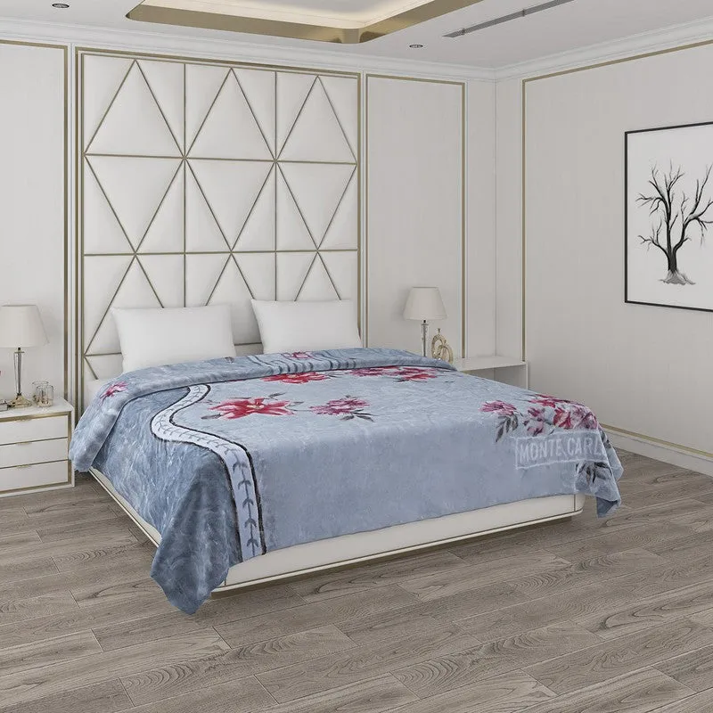 Monte Carlo Blossom Dreamscape Reversible Blanket - 850 GSM media 5