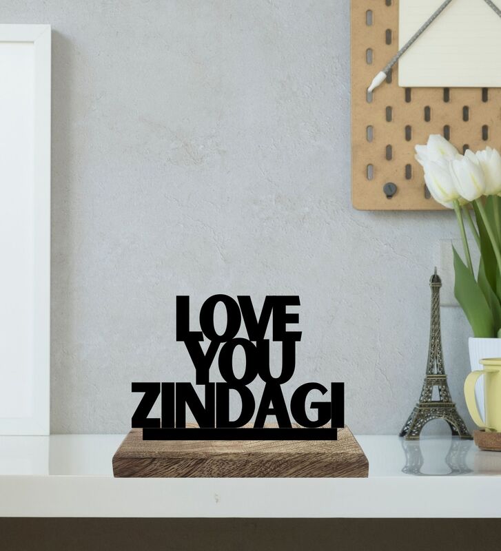 Love & Rebellion Typography Showpiece - Set Of Two media 4