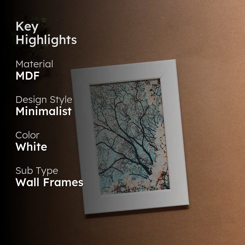 Cortex MDF Photo Frame - White media 2