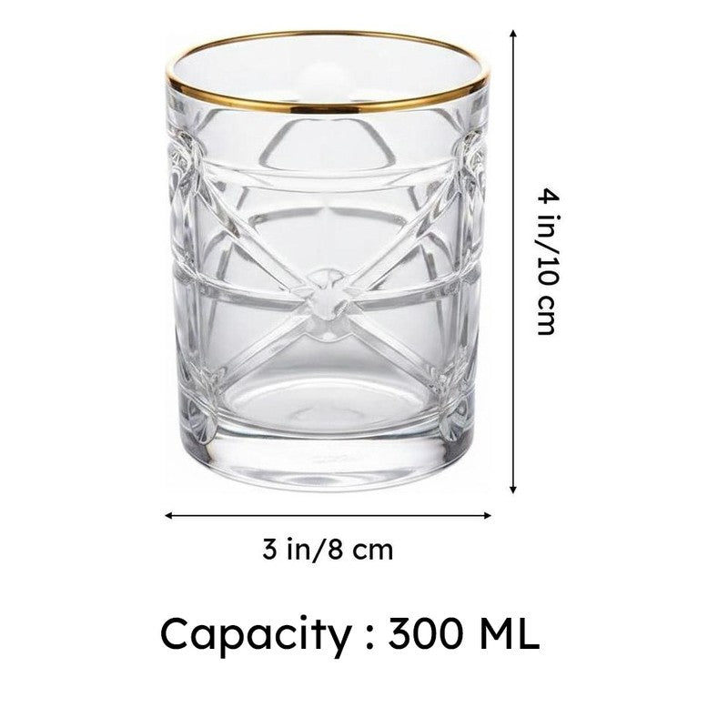 Matrix Old Fashioned Glasses (300 ml ) - Set Of Four media 8