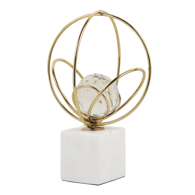 Crystal Elysian Showpiece - Gold media 5