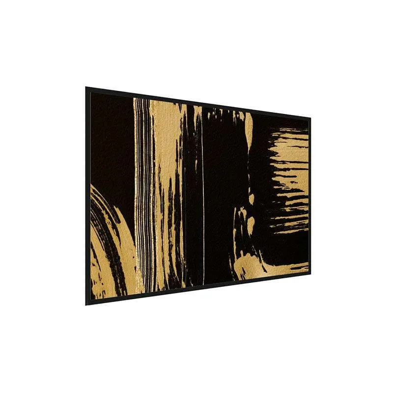 Luxury Gold Canvas Painting - Black Frame media 3