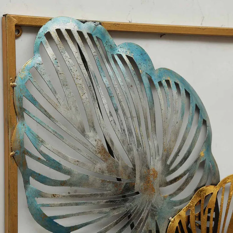 Azure Flora Iron Wall Accent - Set Of Two media 6
