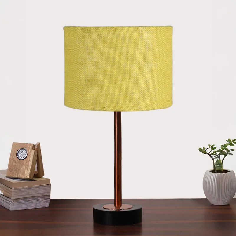 Sienna I Rodin Wooden Table Lamp - Yellow,Copper,Black media 3