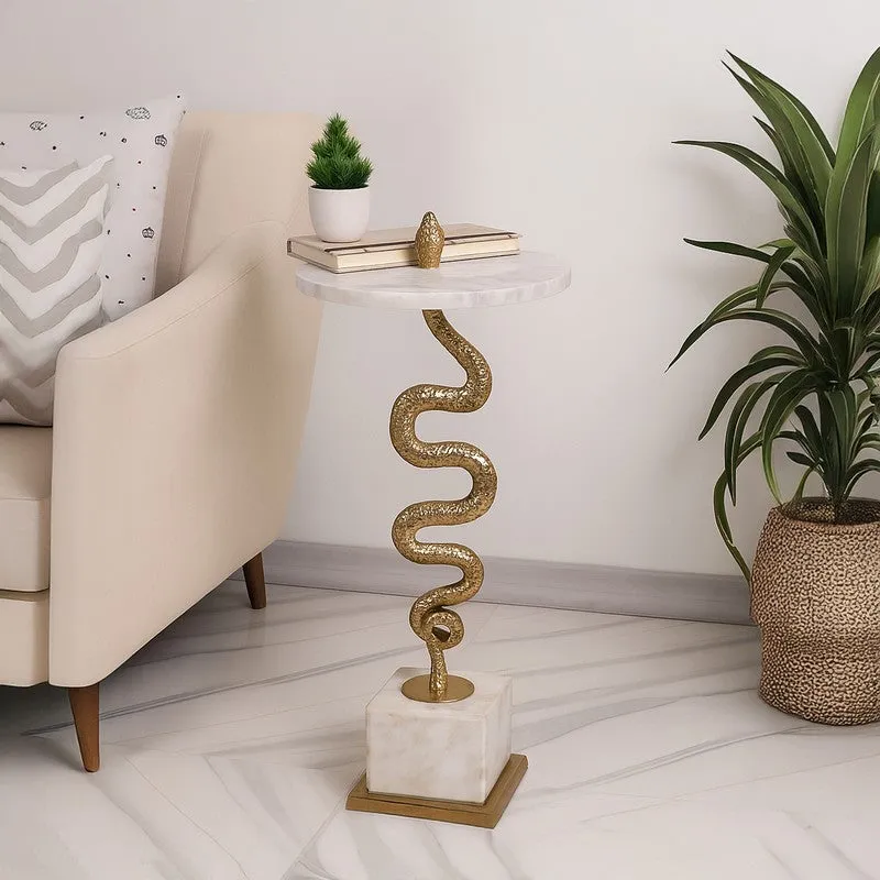 Valdora Accent Table - Gold media 1