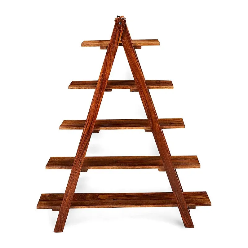 Uverox I Sheesham Wooden Rack - Brown media 3
