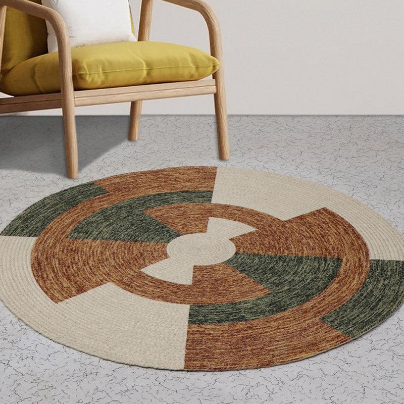 Estro Round Cotton Rug media 3