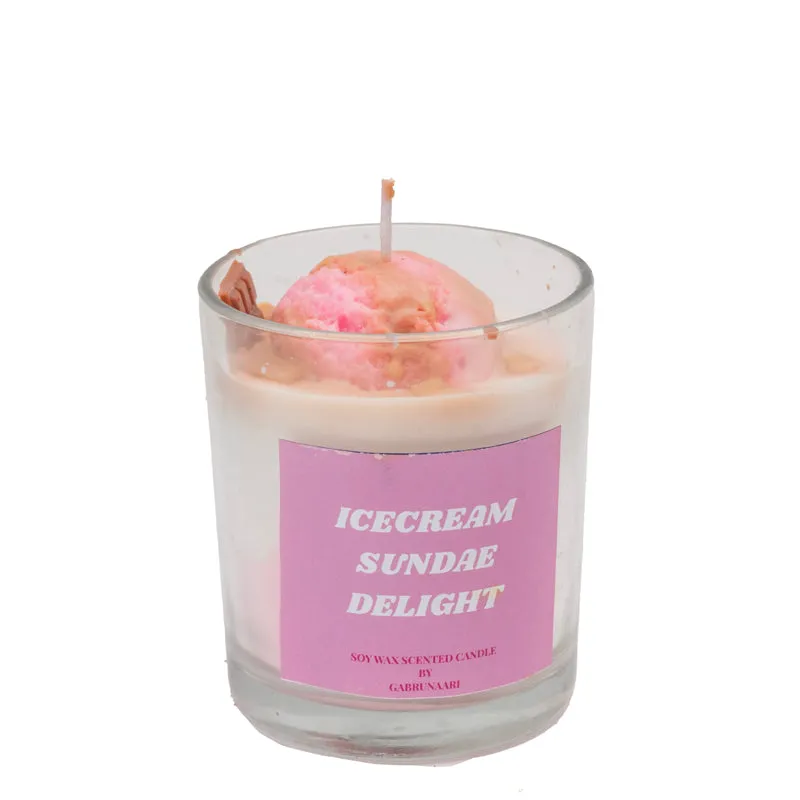 Ice Cream Sundae Scented Candle - Strawberry media 5