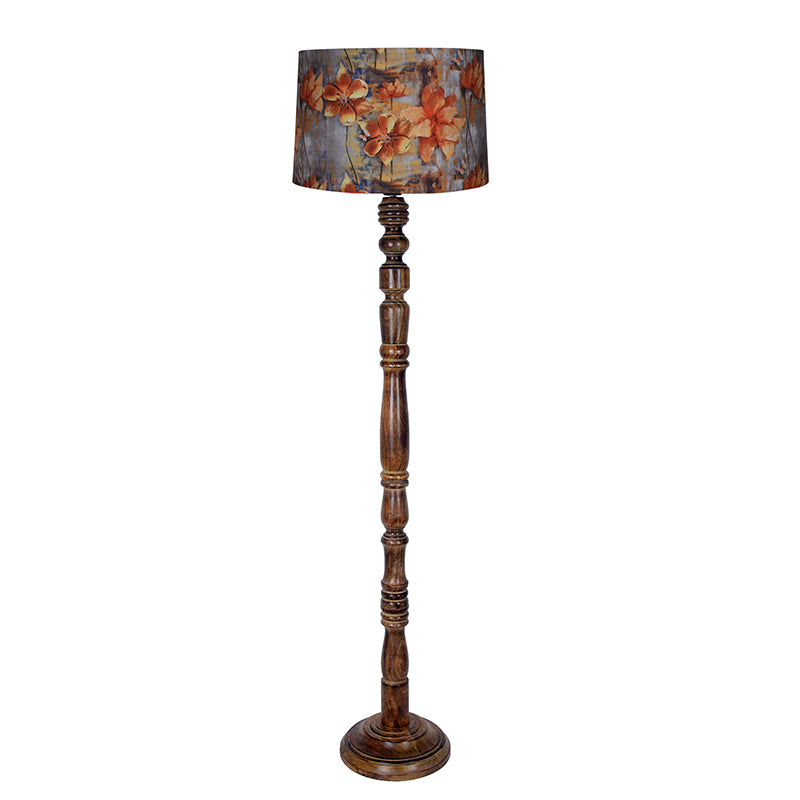Fleurina Curve Wooden Floor Lamp media 4