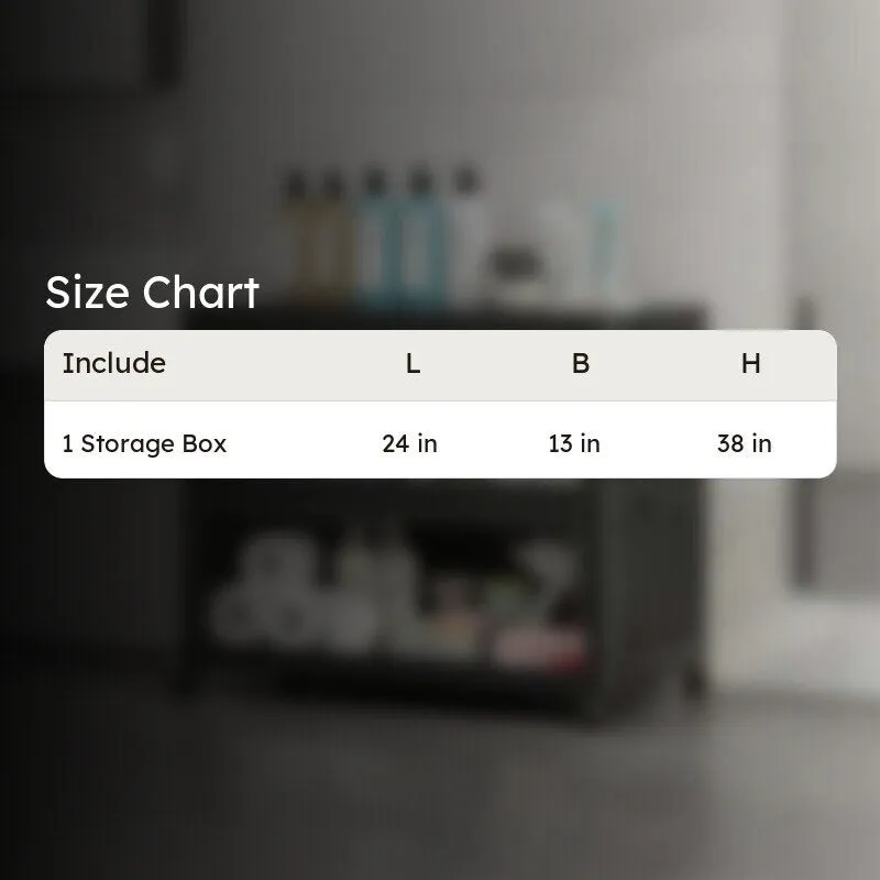 Urban Ease Two Tier Plastic Storage Box media 8