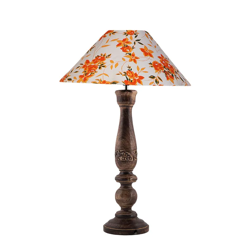 Nihara Ibis Flora Fabric Table Lamp - Multicolor media 3