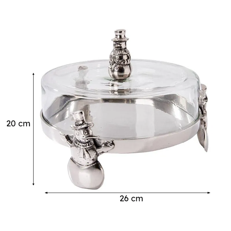 Dilva Cake Stand With Dome media 6