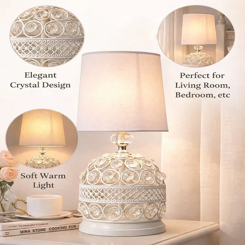 DomeNest Metal Table Lamp - Beige media 4