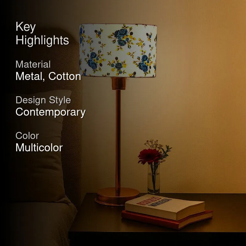 Kavira Ravo Floral Metal Table Lamp - Multicolor media 2