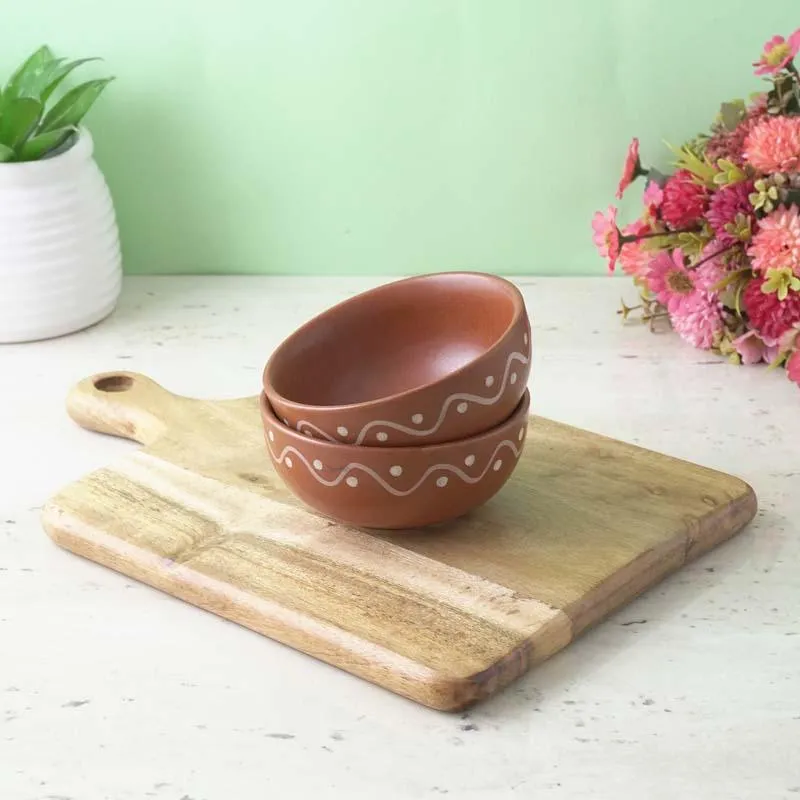 Alpana Ceramic Serving Bowl - Set Of Two media 3