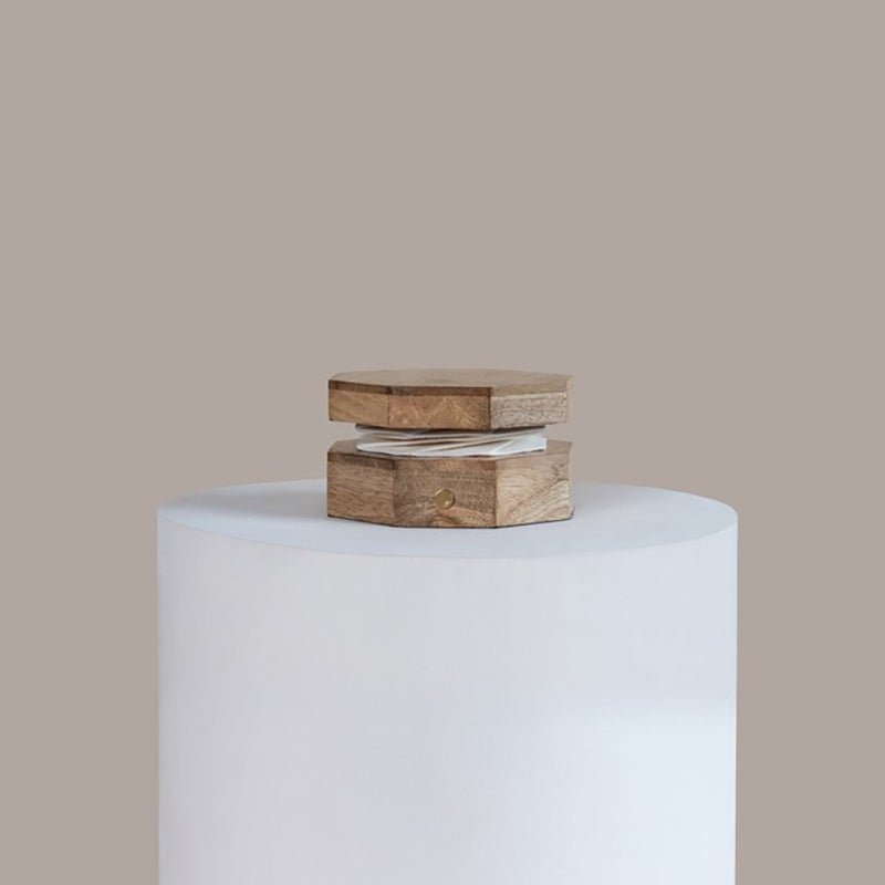 Fig Living Foldplay Cotton Table Lamp - Ivory,Brown media 10