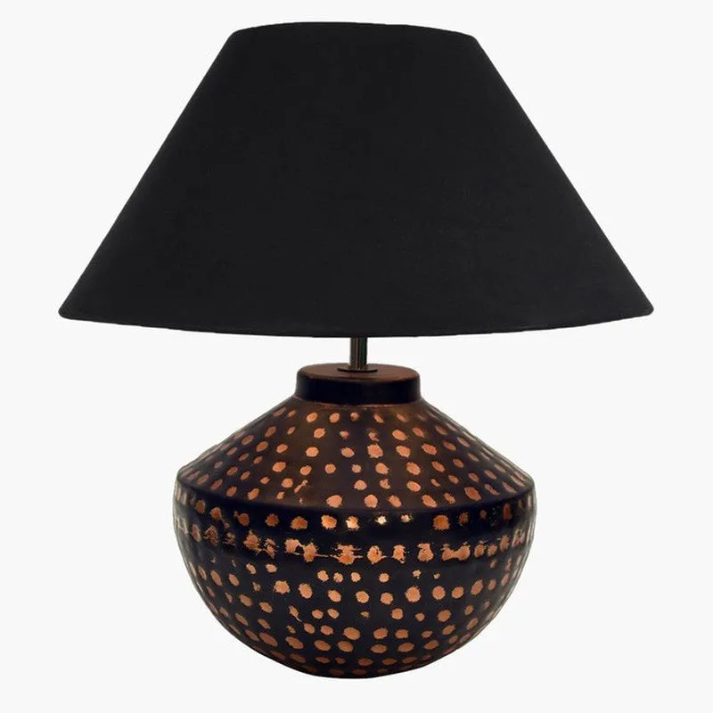 TechAura Modern Smart Metal Table Lamp - Black,Brown media 3