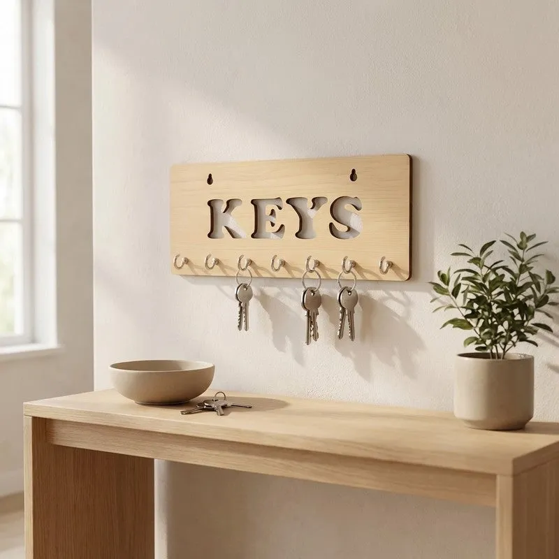 KeyJoy MDF Hooks & Key Holders media 1
