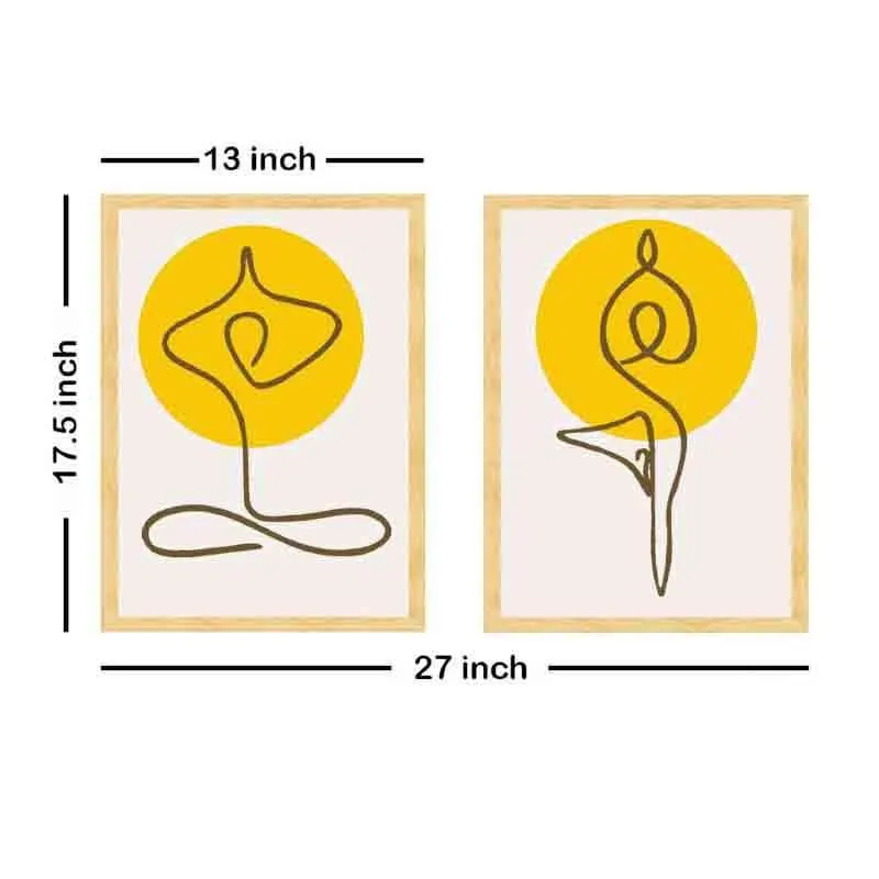 Yoga Line Wall Art - Set Of Two media 9