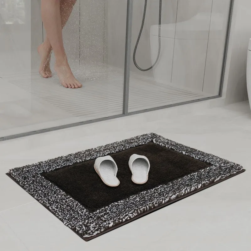 Orlina Polyester Bath Mat - Brown media 3