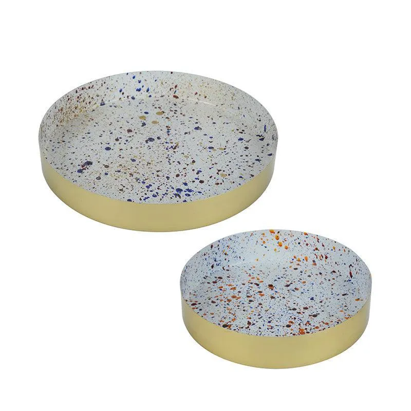 Paint Pop Iron Serving Tray - Set Of Two media 3