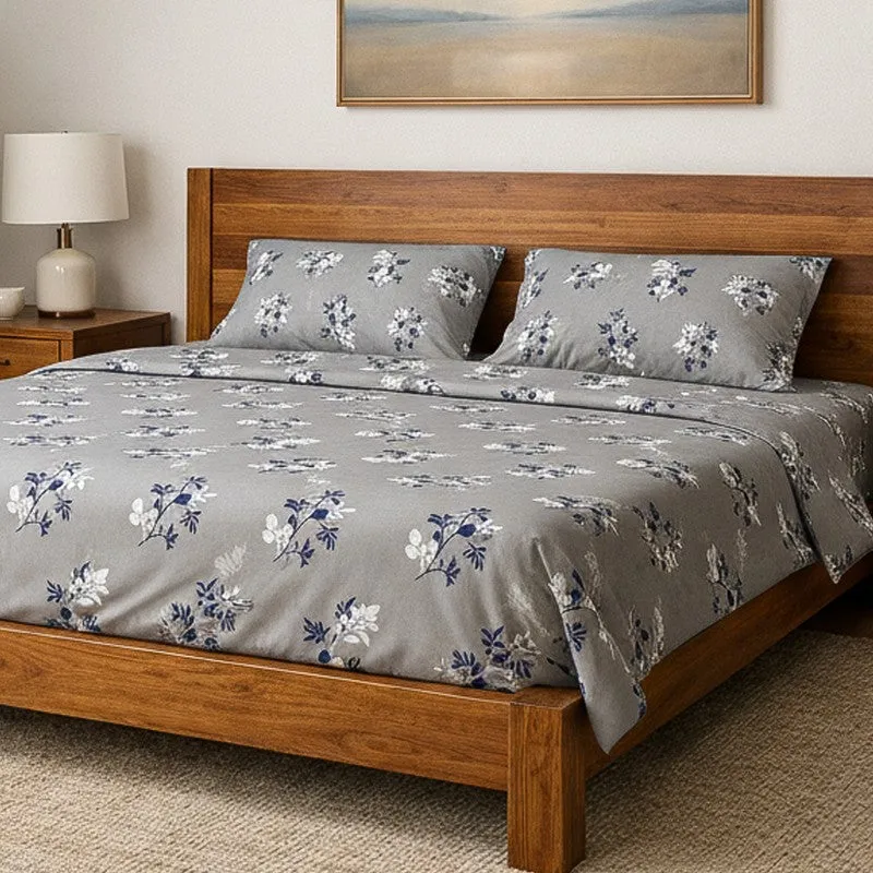 Blossom Bouquet Microfiber Bedsheet - 140 GSM media 3