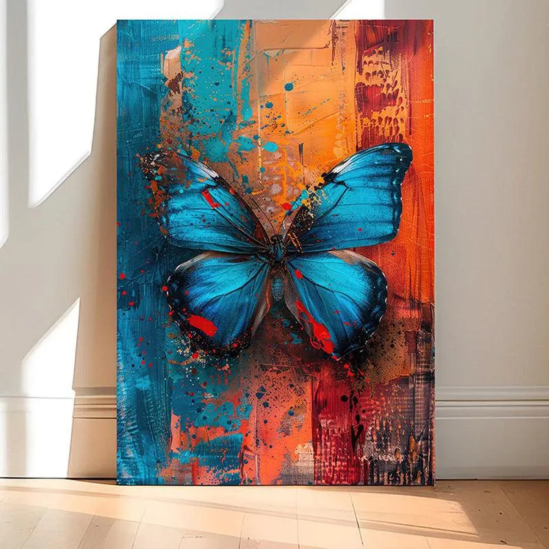 Butterfly Waltz Canvas Modern Wall Art media 2