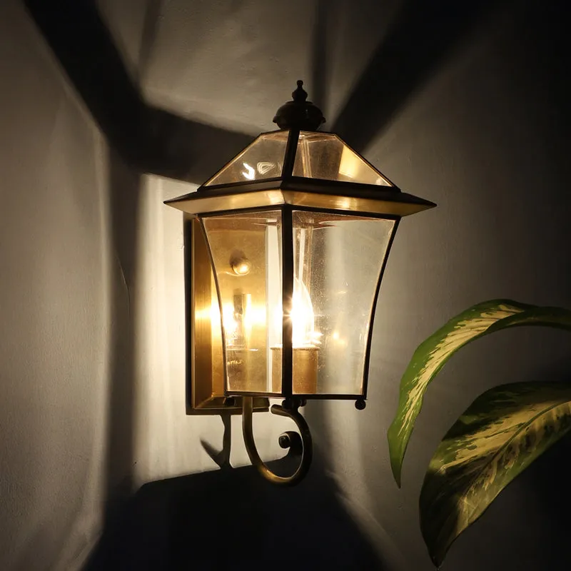 Lanterna I Iron Wall Lamp - Gold media 4