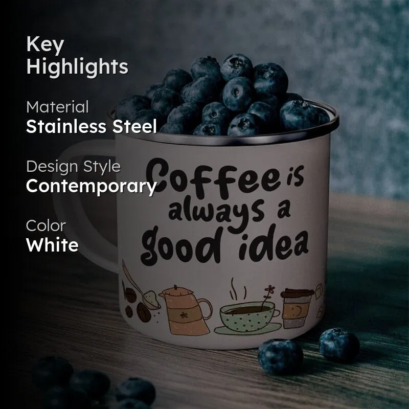 Daily Stainless Steel Coffee Mug (330 mL) media 2