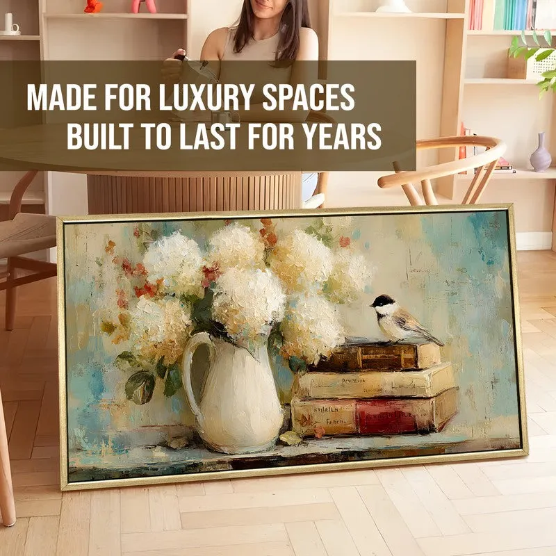 Serenity Canvas Wall Painting With Frame media 5