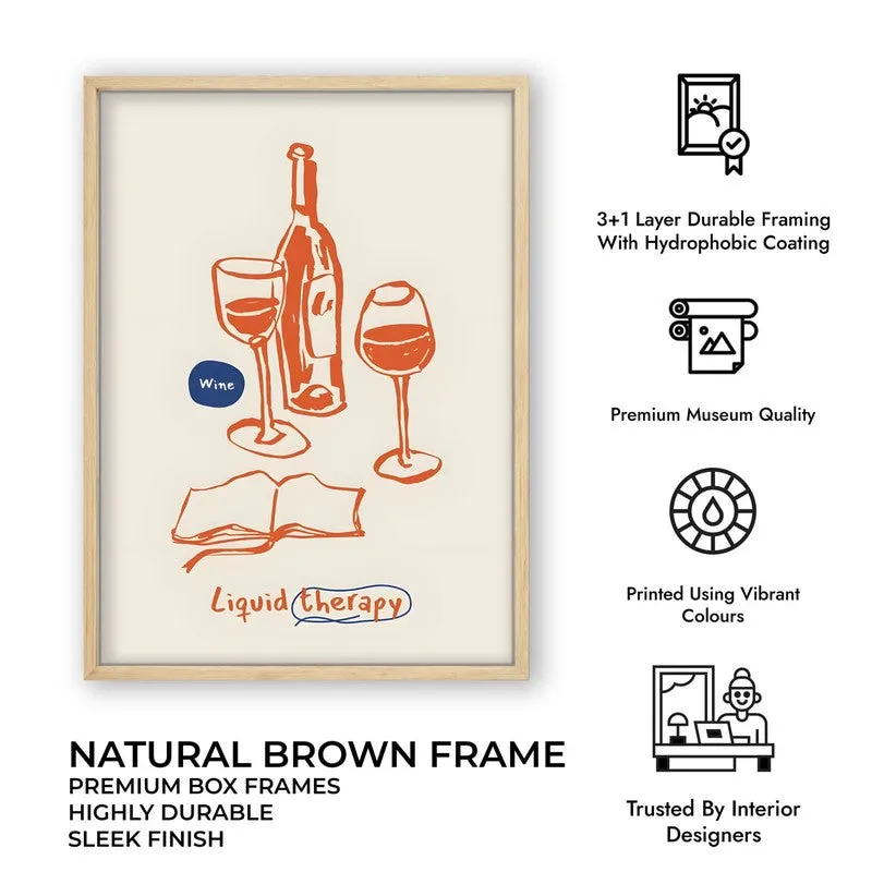 Scarlet Sangria Archival Canvas Wall Art - Brown media 12