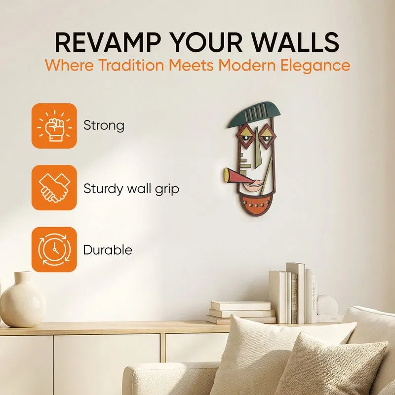 Rachel Mask Wooden Wall Accent media 5