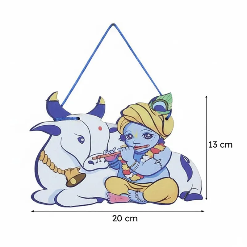 Kanha Nandi MDF Wall Hanging - 6