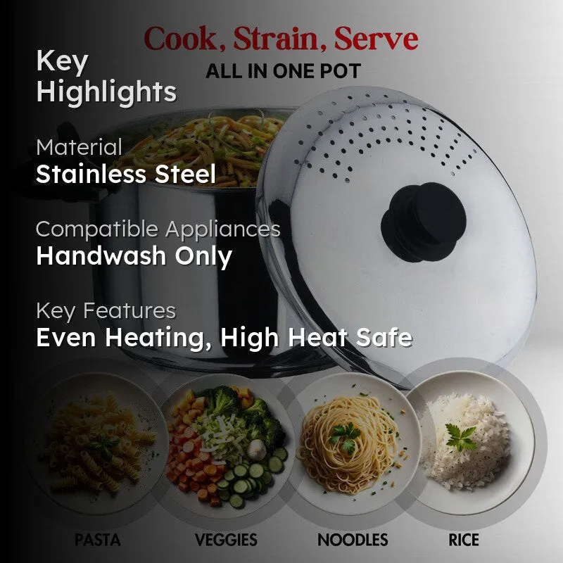 Vinod Zyric Cooking Pot with Lid - 6800 mL media 2