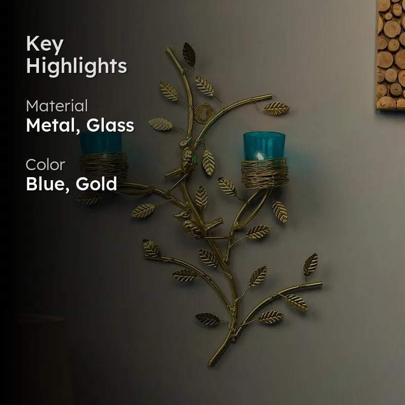 Aurum Stem Candle Holder Votive - Azure media 2