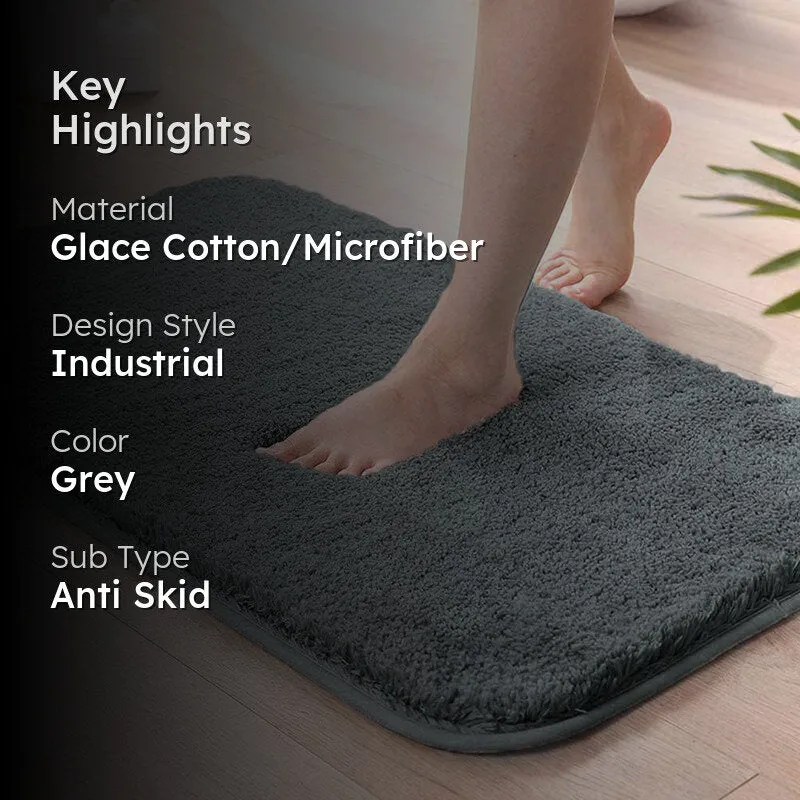 Vegas Luxe Bath Mat - Grey media 2