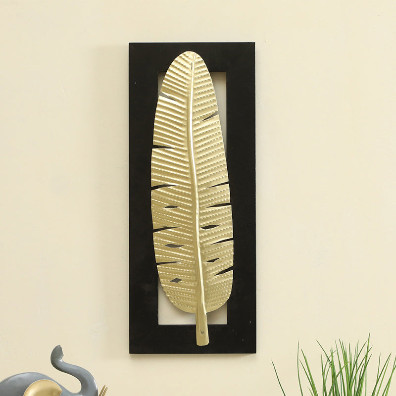 Hector Feather Metal Wall Accent