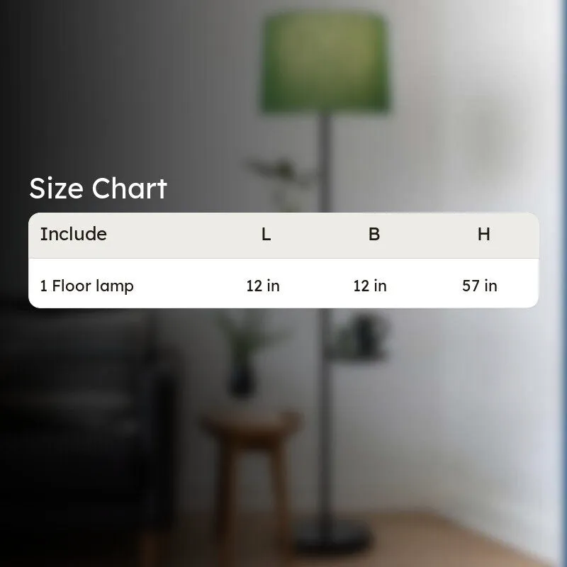 Elfin Floor Lamp With Shelf - Green media 7
